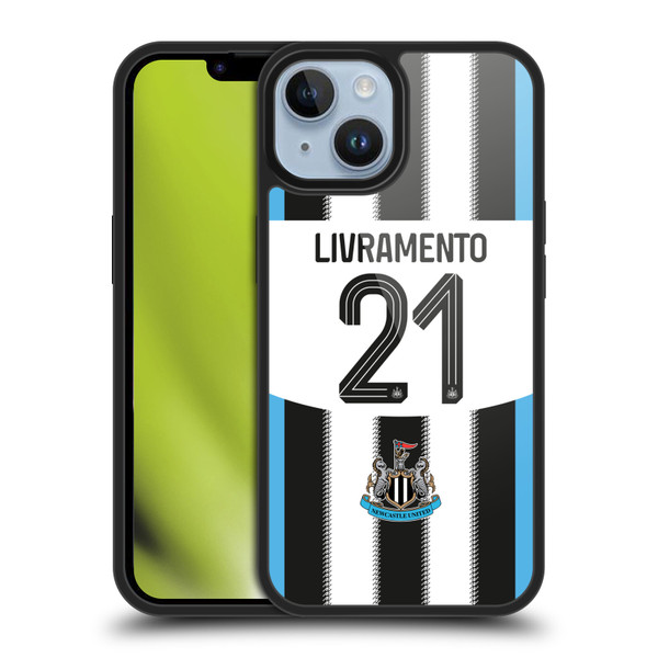 Newcastle United Football Club 2025/26 Players Home Kit 2nd Group Valentino Livramento Gel Armour Case For Apple iPhone 14 Newcastle United Football Club 2025/26 Players Home Kit 2nd Group Valentino Livramento Gel Armour Case For Apple iPhone 14