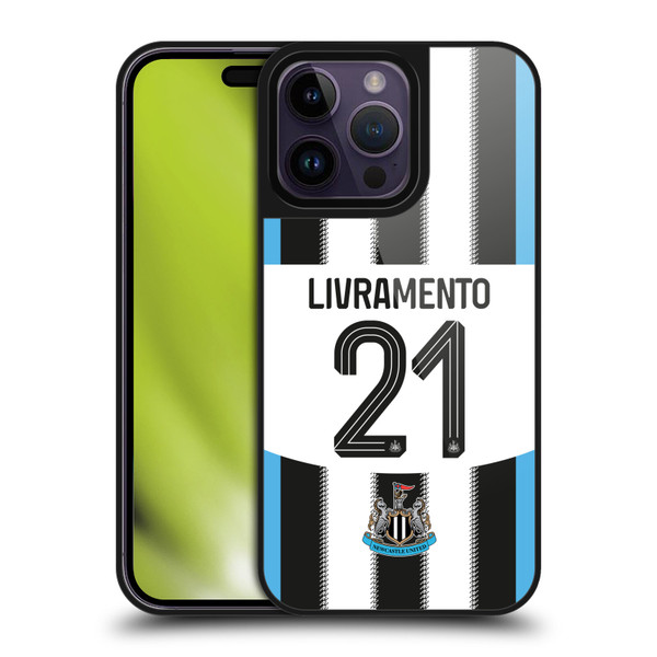 Newcastle United Football Club 2025/26 Players Home Kit 2nd Group Valentino Livramento Gel Armour Case For Apple iPhone 14 Pro Max Newcastle United Football Club 2025/26 Players Home Kit 2nd Group Valentino Livramento Gel Armour Case For Apple iPhone 14 Pro Max