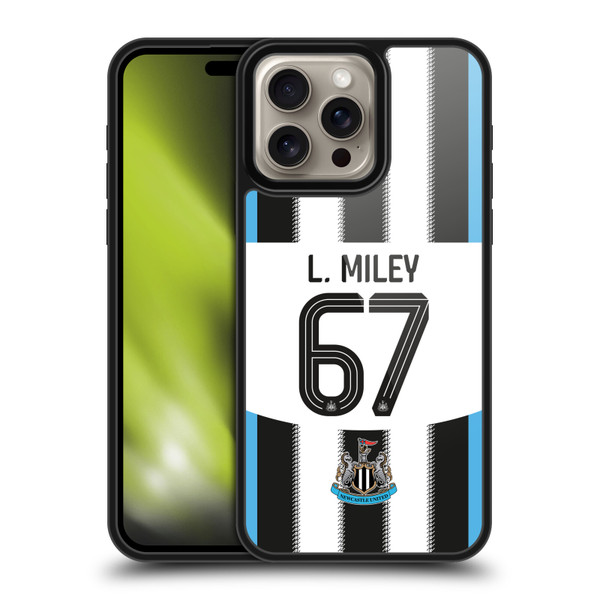 Newcastle United Football Club 2025/26 Players Home Kit 2nd Group Lewis Miley Gel Armour Case For Apple iPhone 16 Pro Max Newcastle United Football Club 2025/26 Players Home Kit 2nd Group Lewis Miley Gel Armour Case For Apple iPhone 16 Pro Max