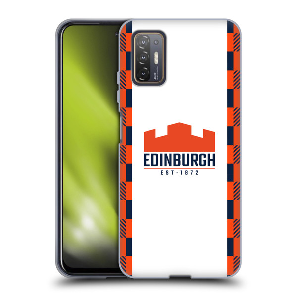 Edinburgh Rugby 2025/26 Crest Kit Away Soft Gel Case for HTC Desire 21 Pro 5G