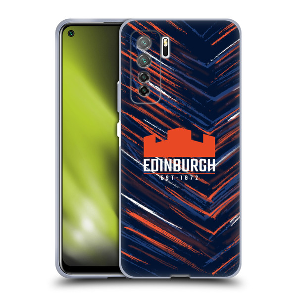 Edinburgh Rugby 2025/26 Crest Kit Home Soft Gel Case for Huawei Nova 7 SE/P40 Lite 5G