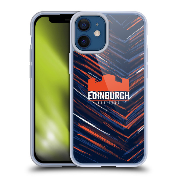 Edinburgh Rugby 2025/26 Crest Kit Home Soft Gel Case for Apple iPhone 12 Mini