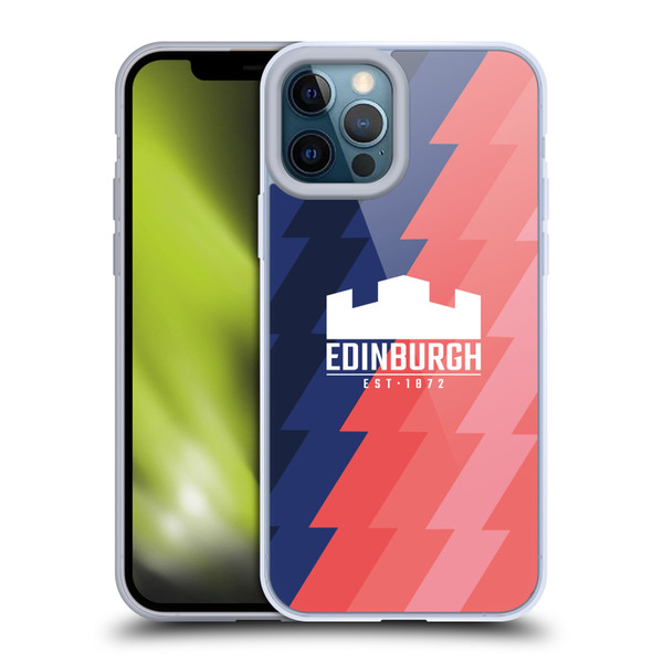 Edinburgh Rugby 2025/26 Crest Kit Training Soft Gel Case for Apple iPhone 12 Pro Max