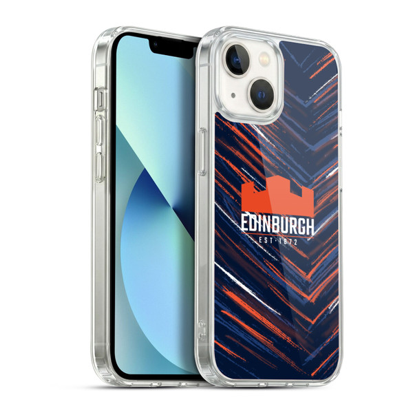 Edinburgh Rugby 2025/26 Crest Kit Home Soft Gel Case for Apple iPhone 13