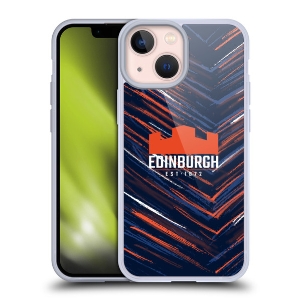 Edinburgh Rugby 2025/26 Crest Kit Home Soft Gel Case for Apple iPhone 13 Mini