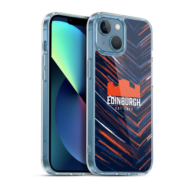 Edinburgh Rugby 2025/26 Crest Kit Home Soft Gel Case for Apple iPhone 13 Mini & MagSafe