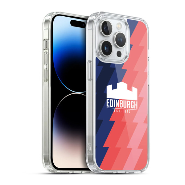 Edinburgh Rugby 2025/26 Crest Kit Training Soft Gel Case for Apple iPhone 14 Pro & MagSafe