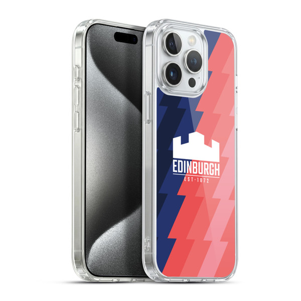 Edinburgh Rugby 2025/26 Crest Kit Training Soft Gel Case for Apple iPhone 15 Pro Max & MagSafe