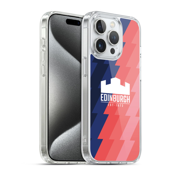 Edinburgh Rugby 2025/26 Crest Kit Training Soft Gel Case for Apple iPhone 15 Pro & MagSafe