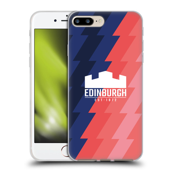Edinburgh Rugby 2025/26 Crest Kit Training Soft Gel Case for Apple iPhone 7 Plus / iPhone 8 Plus