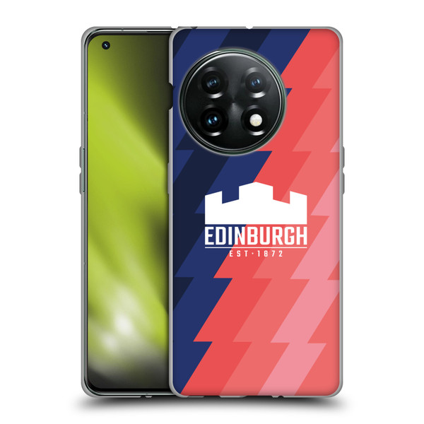 Edinburgh Rugby 2025/26 Crest Kit Training Soft Gel Case for OnePlus 11 5G