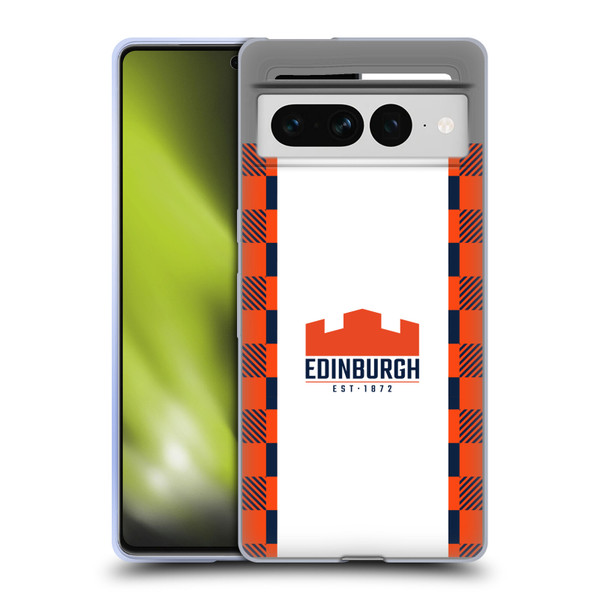 Edinburgh Rugby 2025/26 Crest Kit Away Soft Gel Case for Google Pixel 7 Pro