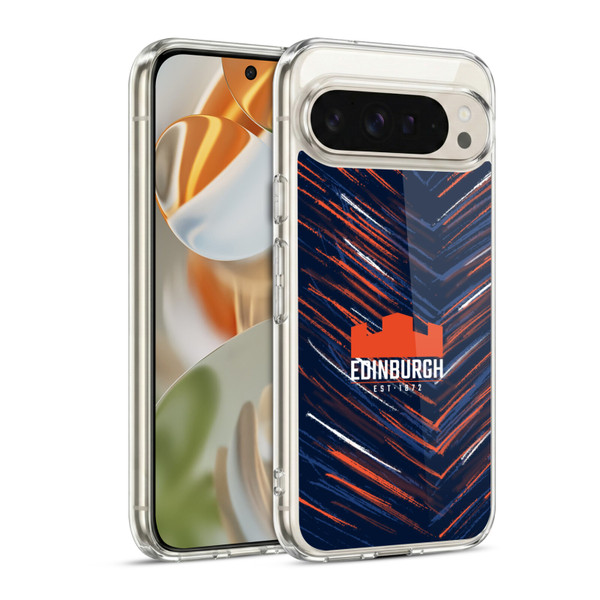 Edinburgh Rugby 2025/26 Crest Kit Home Soft Gel Case for Google Pixel 9 / Pixel 9 Pro