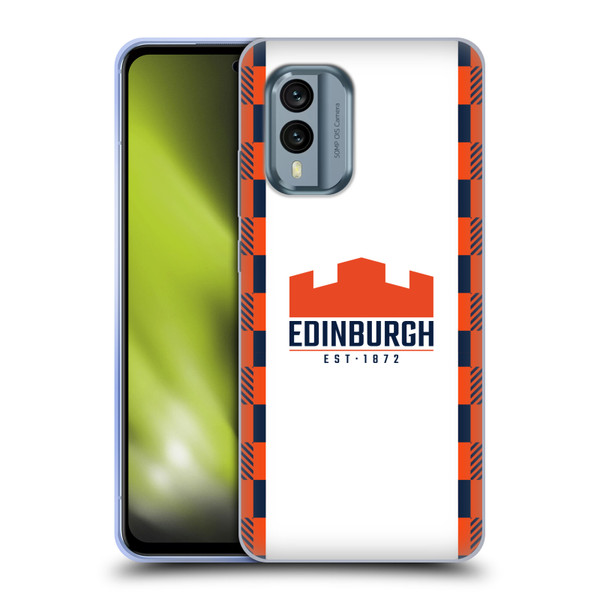 Edinburgh Rugby 2025/26 Crest Kit Away Soft Gel Case for Nokia X30