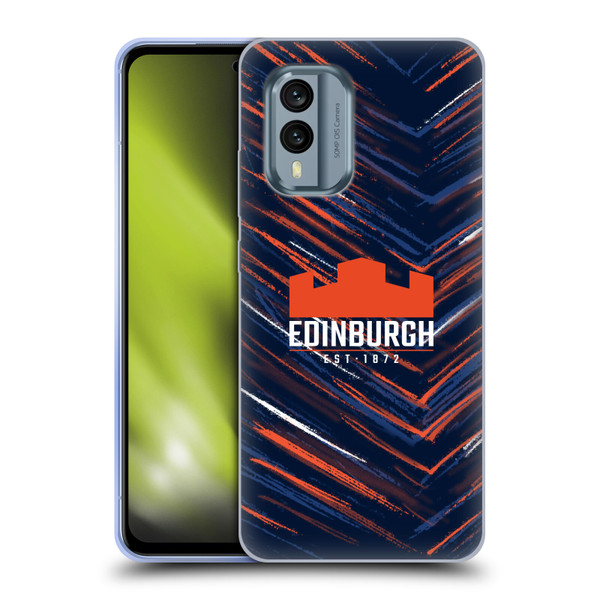 Edinburgh Rugby 2025/26 Crest Kit Home Soft Gel Case for Nokia X30