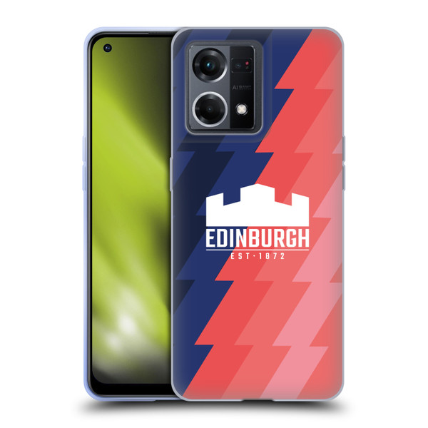 Edinburgh Rugby 2025/26 Crest Kit Training Soft Gel Case for OPPO Reno8 4G