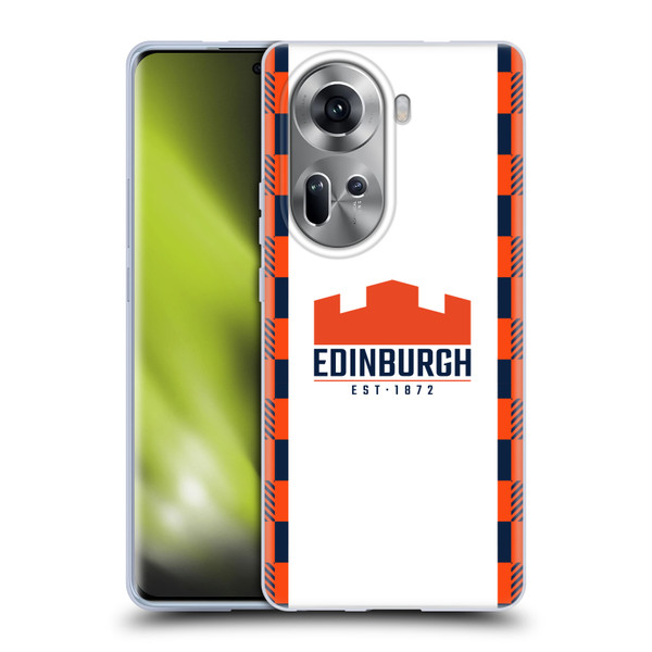 Edinburgh Rugby 2025/26 Crest Kit Away Soft Gel Case for OPPO Reno11