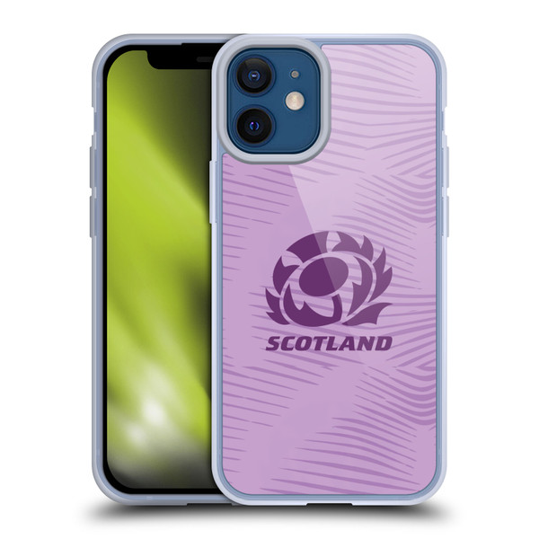 Scotland Rugby 2025/26 Crest Kit Away Soft Gel Case for Apple iPhone 12 Mini & MagSafe