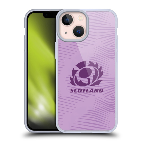 Scotland Rugby 2025/26 Crest Kit Away Soft Gel Case for Apple iPhone 13 Mini & MagSafe