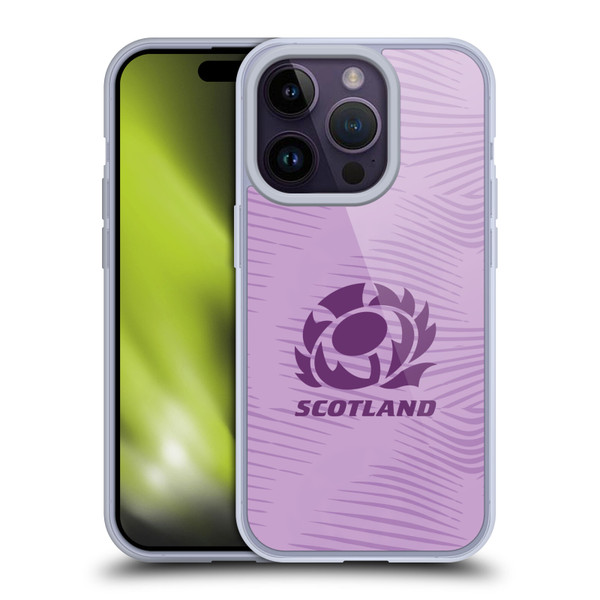 Scotland Rugby 2025/26 Crest Kit Away Soft Gel Case for Apple iPhone 14 Pro & MagSafe