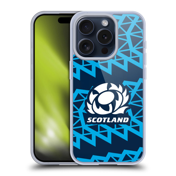Scotland Rugby 2025/26 Crest Kit Training Soft Gel Case for Apple iPhone 15 Pro & MagSafe