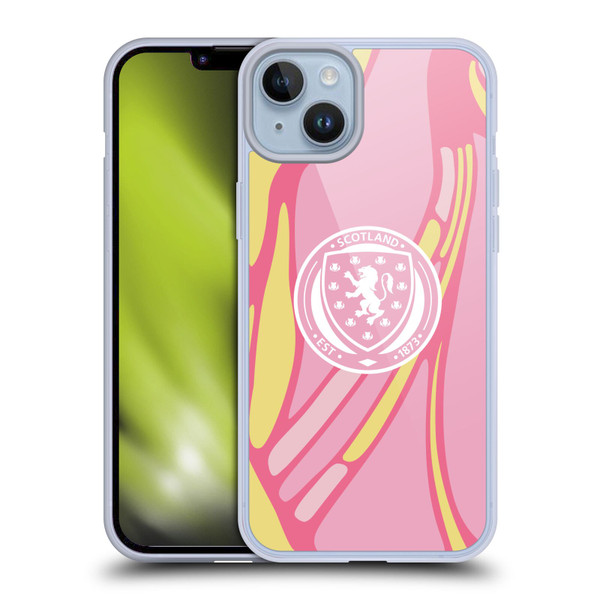 Scotland National Football Team 2025 Women's Kit Away Soft Gel Case for Apple iPhone 14 Plus Scotland National Football Team 2025 Women's Kit Away Soft Gel Case for Apple iPhone 14 Plus