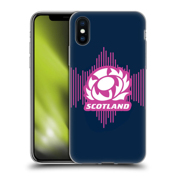 Scotland Rugby 2025/26 Crest Kit Home Soft Gel Case for Apple iPhone X / iPhone XS