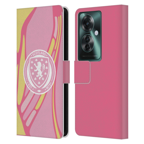 Scotland National Football Team 2025 Women's Kit Away Leather Book Wallet Case Cover For OPPO Reno11 F 5G / F25 Pro 5G