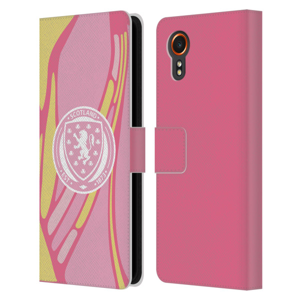 Scotland National Football Team 2025 Women's Kit Away Leather Book Wallet Case Cover For Samsung Galaxy Xcover7 5G