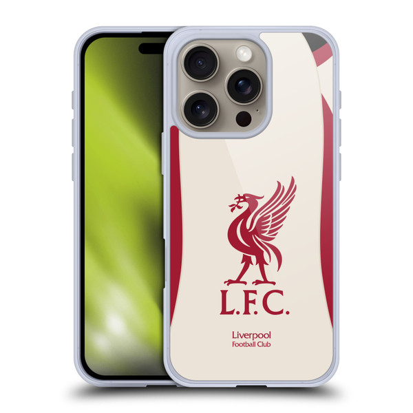 Liverpool Football Club 2025/26 Kit Away Soft Gel Case for Apple iPhone 16 Pro Liverpool Football Club 2025/26 Kit Away Soft Gel Case for Apple iPhone 16 Pro