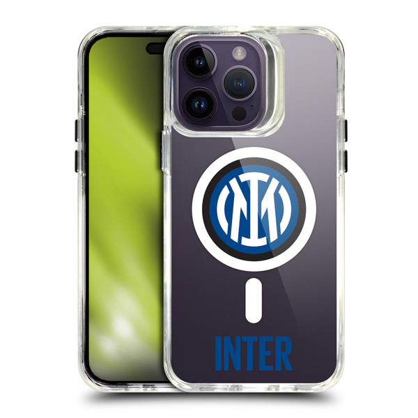 Fc Internazionale Milano Logo Icon Crest Inter SHOCKPROOF BUMPER CASE COMPATIBLE WITH Apple iPhone 14 Pro Max & MAGSAFE
