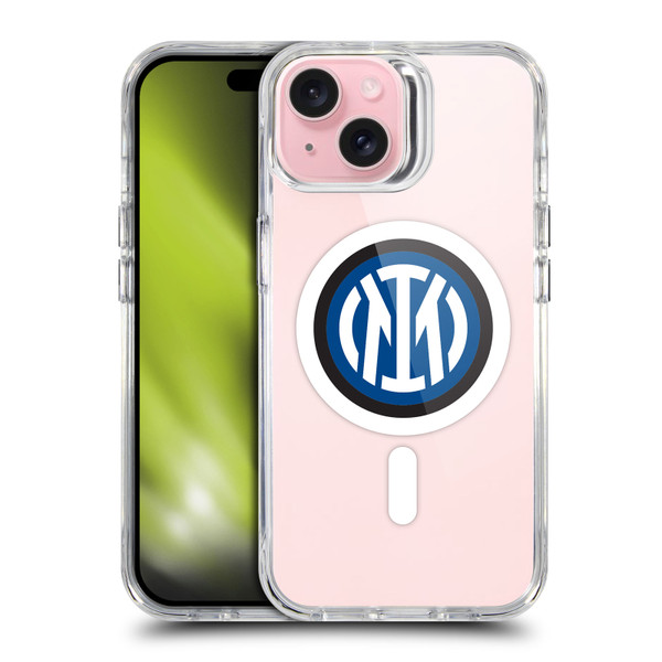 Fc Internazionale Milano Logo Icon Crest SHOCKPROOF BUMPER CASE COMPATIBLE WITH Apple iPhone 15 & MAGSAFE