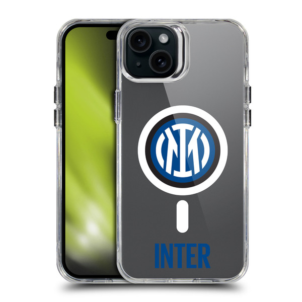 Fc Internazionale Milano Logo Icon Crest Inter SHOCKPROOF BUMPER CASE COMPATIBLE WITH Apple iPhone 15 Plus & MAGSAFE