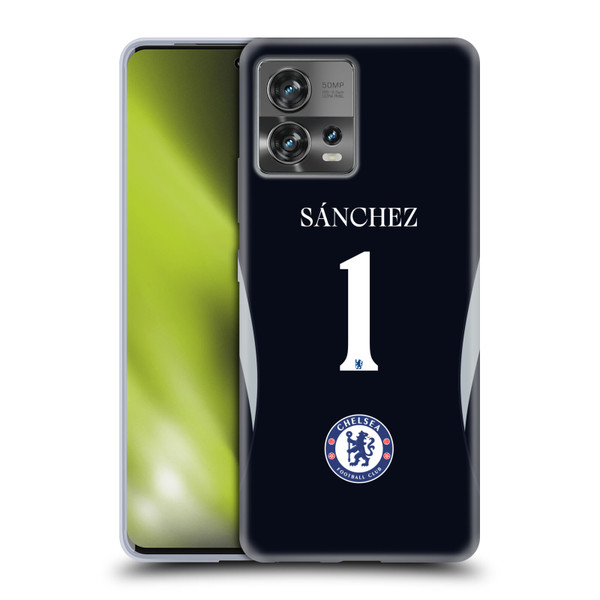 Chelsea Football Club 2025/26 Players Home Kit 1st Group Robert Sánchez Soft Gel Case for Motorola Moto Edge 30 Fusion