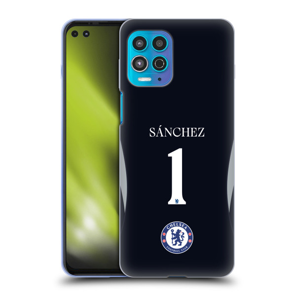 Chelsea Football Club 2025/26 Players Home Kit 1st Group Robert Sánchez Soft Gel Case for Motorola Moto G100 Chelsea Football Club 2025/26 Players Home Kit 1st Group Robert Sánchez Soft Gel Case for Motorola Moto G100