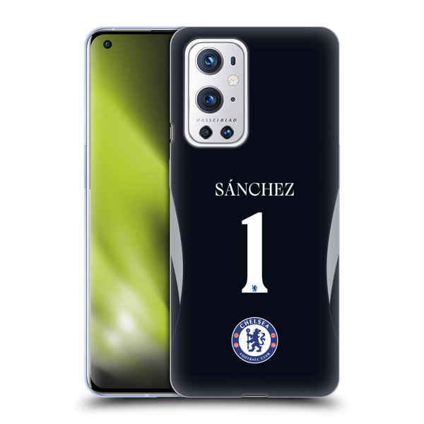 Chelsea Football Club 2025/26 Players Home Kit 1st Group Robert Sánchez Soft Gel Case for OnePlus 9 Pro
