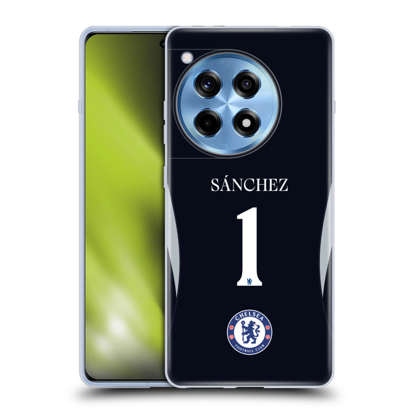 Chelsea Football Club 2025/26 Players Home Kit 1st Group Robert Sánchez Soft Gel Case for OnePlus 12R