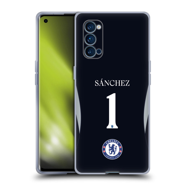 Chelsea Football Club 2025/26 Players Home Kit 1st Group Robert Sánchez Soft Gel Case for OPPO Reno 4 Pro 5G Chelsea Football Club 2025/26 Players Home Kit 1st Group Robert Sánchez Soft Gel Case for OPPO Reno 4 Pro 5G