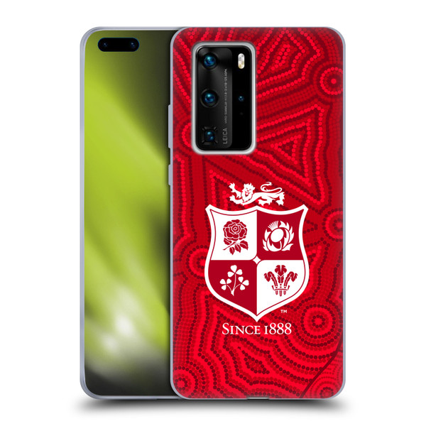 British and Irish Lions Badge Patterns Soft Gel Case for Huawei P40 Pro / P40 Pro Plus 5G