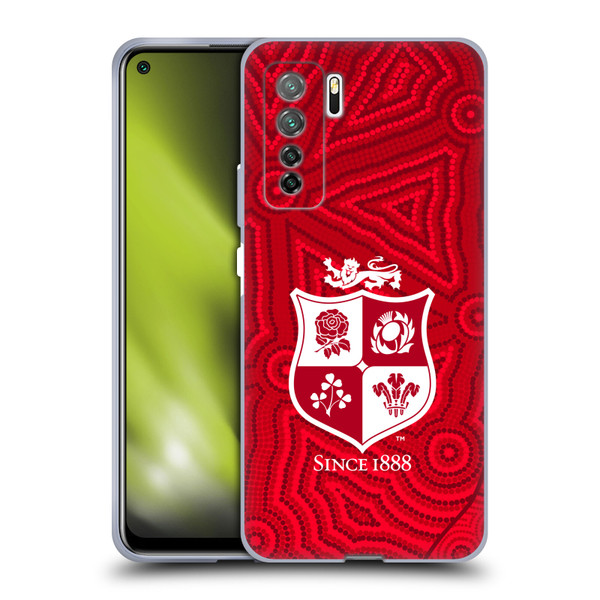 British and Irish Lions Badge Patterns Soft Gel Case for Huawei Nova 7 SE/P40 Lite 5G