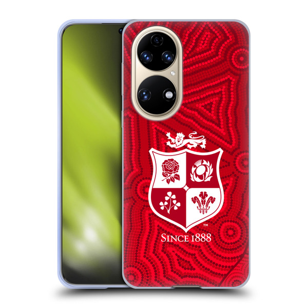 British and Irish Lions Badge Patterns Soft Gel Case for Huawei P50
