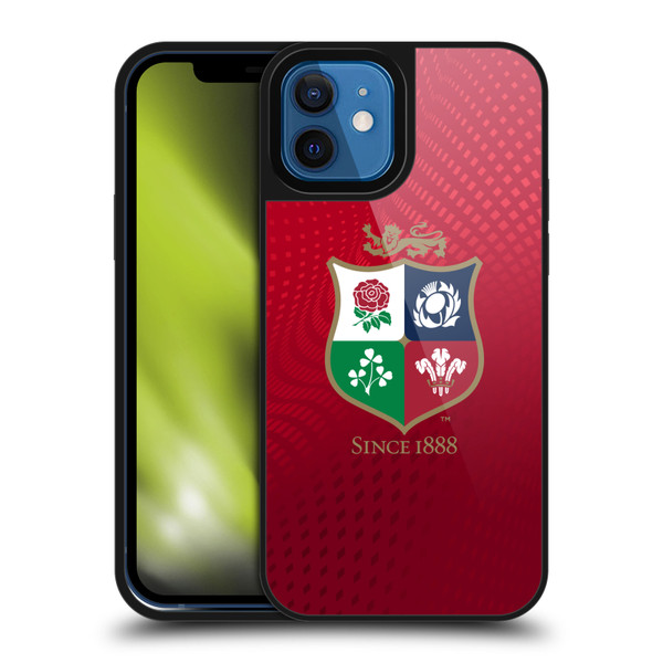 British and Irish Lions Badge Textured Gel Armour Case For Apple iPhone 12 / iPhone 12 Pro