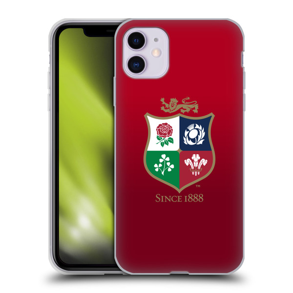 British and Irish Lions Badge Gradient Soft Gel Case for Apple iPhone 11