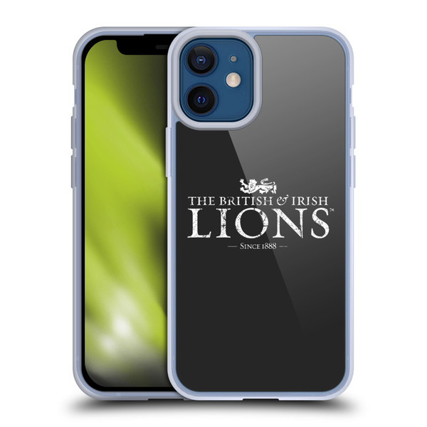British and Irish Lions Badge Logotype Distressed Soft Gel Case for Apple iPhone 12 Mini