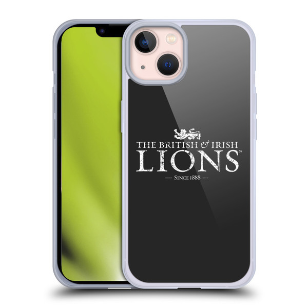 British and Irish Lions Badge Logotype Distressed Soft Gel Case for Apple iPhone 13