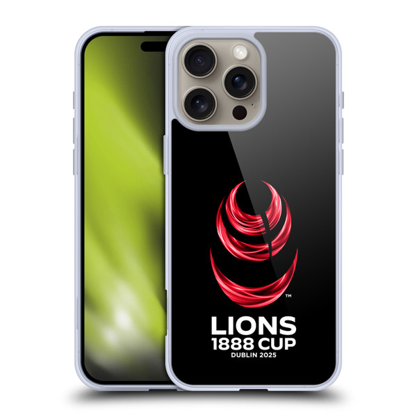 British and Irish Lions Badge Lions Cup Logo Soft Gel Case for Apple iPhone 16 Pro Max