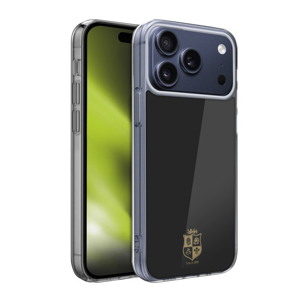 British and Irish Lions Badge Black & Gold Soft Gel Case for Apple iPhone 17 Pro Max