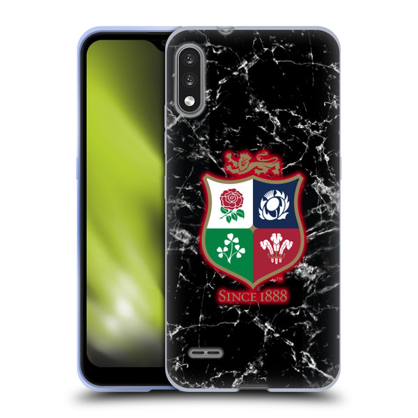 British and Irish Lions Badge Marble Soft Gel Case for LG K22