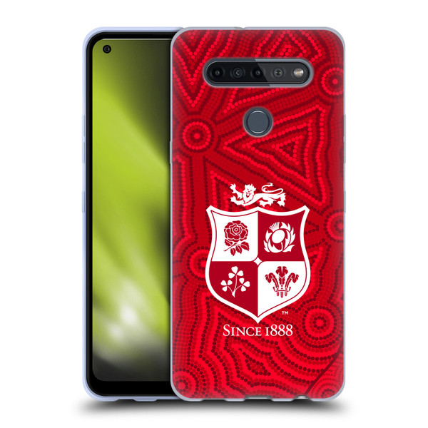 British and Irish Lions Badge Patterns Soft Gel Case for LG K51S