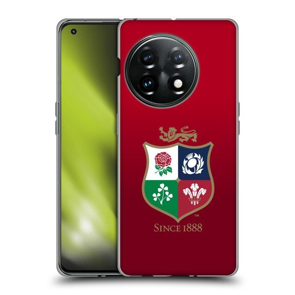 British and Irish Lions Badge Gradient Soft Gel Case for OnePlus 11 5G